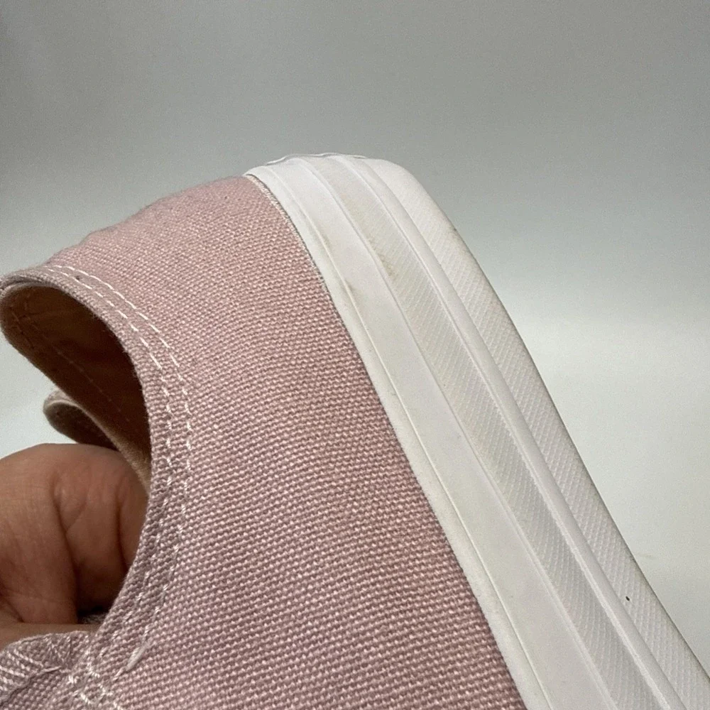Converse All Star Slip On Casual Sneakers Women 10.5 Men 8.5 Pink - Picture 3 of 13